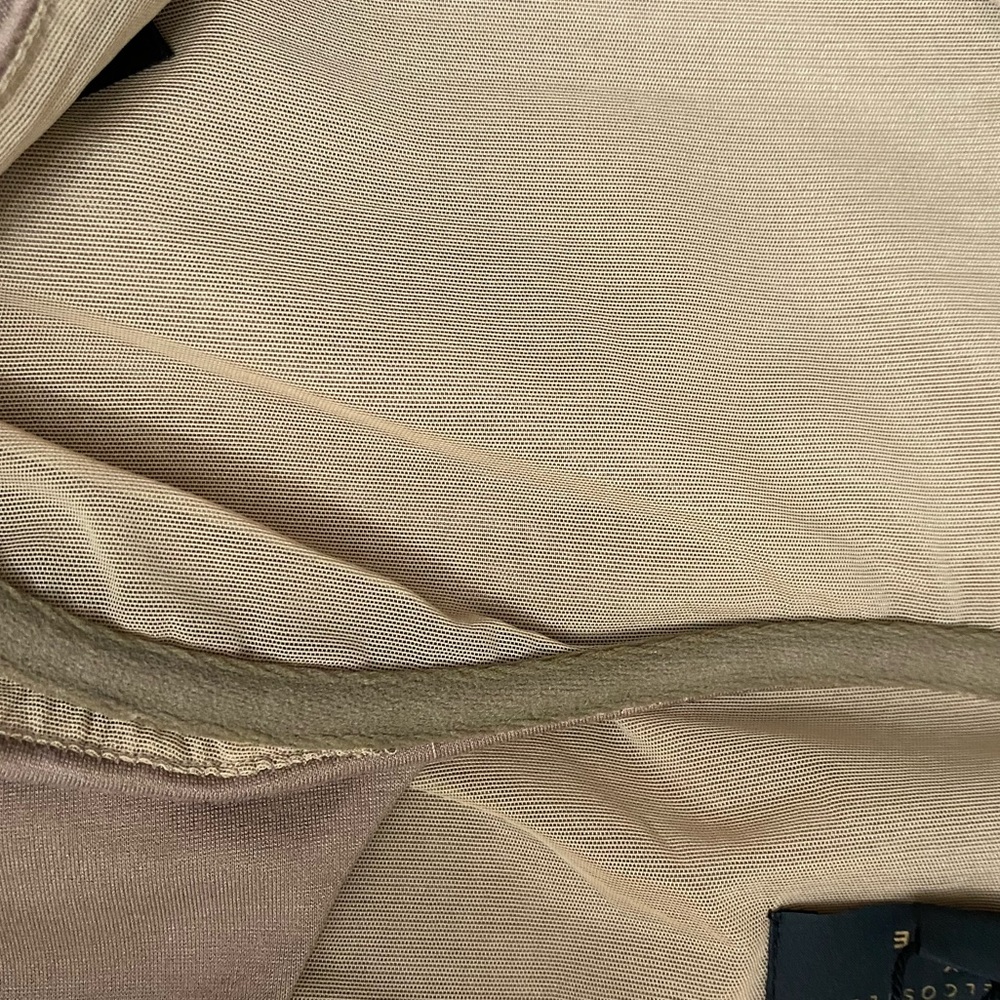 NWT MICHEAL COSTELLO X REVOLVE Ellis Taupe Cropped Top M - Picture 10 of 12